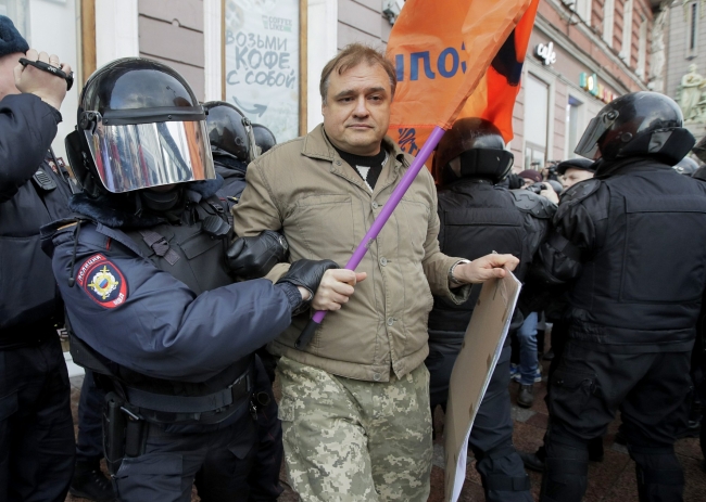 Rusya'daki protestolarda en az 50 kişi gözaltına alındı